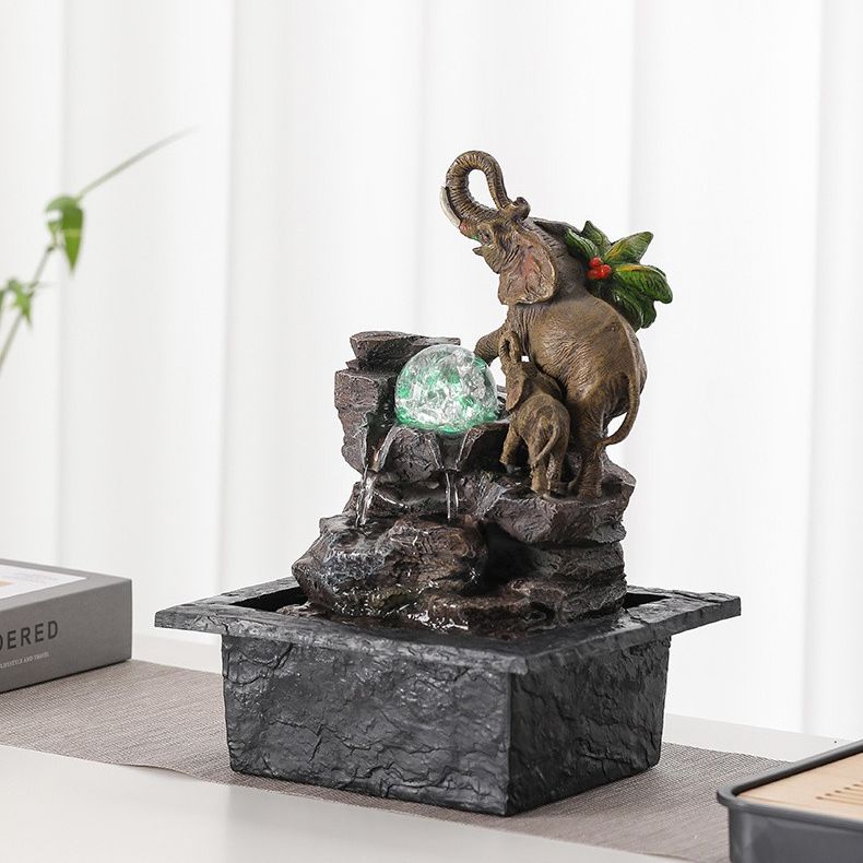 卓上噴水 室内噴水 流水飾り ミニ噴水 循環水 ポンプ式 滝 ウォーター