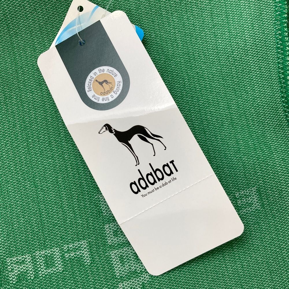 サイズ：36 ADABAT アダバット  半袖ハイネックニットTシャツ  グリーン系 [240101460261] ゴルフウェア レディース ストスト サイズ：36 ADABAT アダバット 半袖ハイネックニットTシャツ
