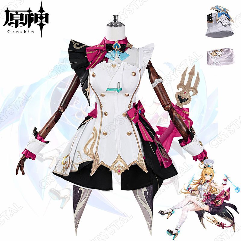 原神 Genshin エスコフィエ コスプレ衣装 原神 キャラ衣装 げんしん ヒロイン Escoffier コスプレ衣装 コスチューム ハロウィン クリスマス 制服 大人 子供 cosplay イベント