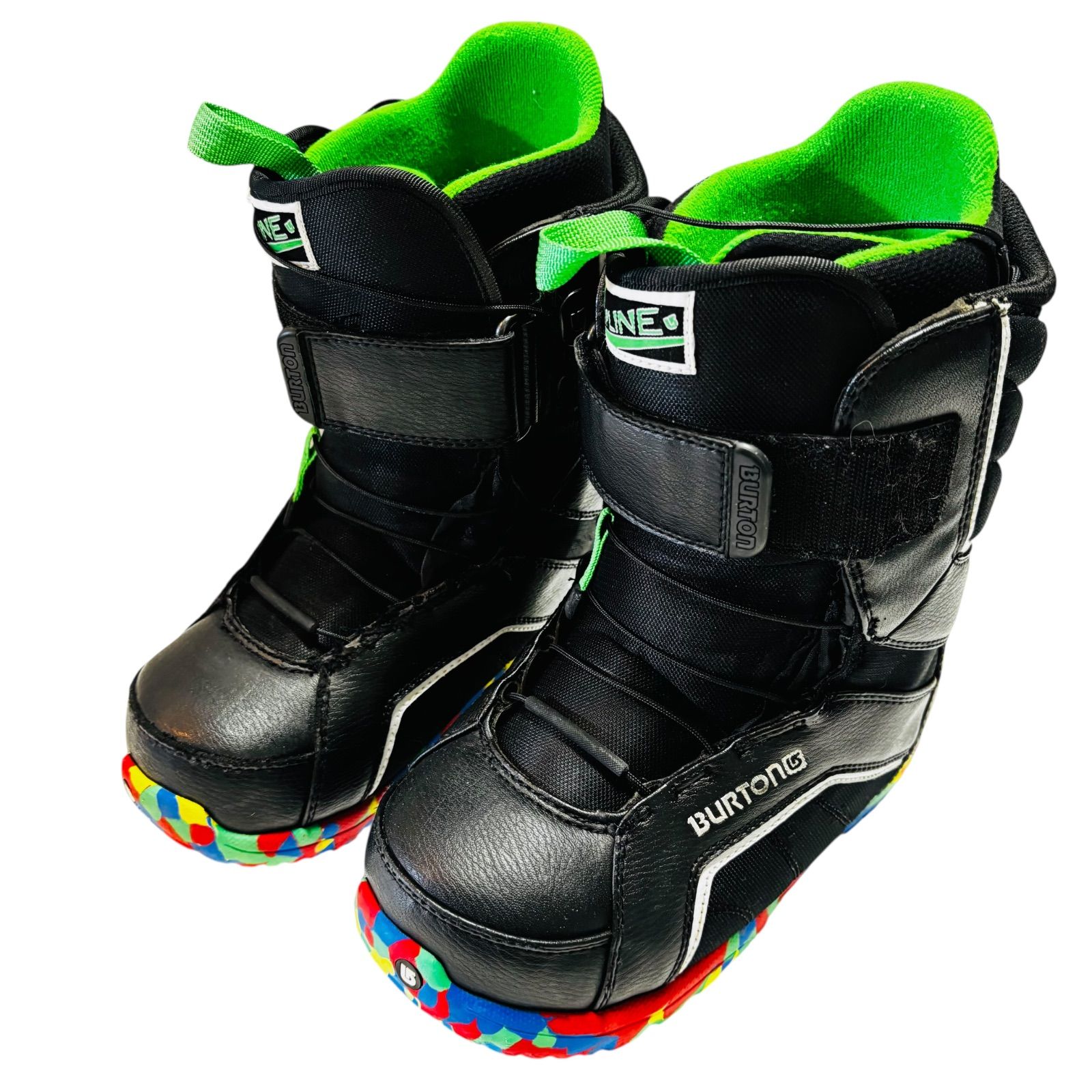BURTON バートン Zipline スノーボードブーツ 24cm レディース ブラック マルチカラー 女性用 おしゃれカラー