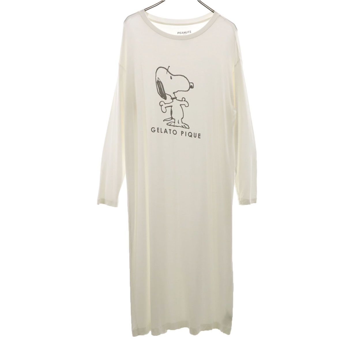 gelato pique ジェラピケスヌーピー ワンピース ブラック ジェラート