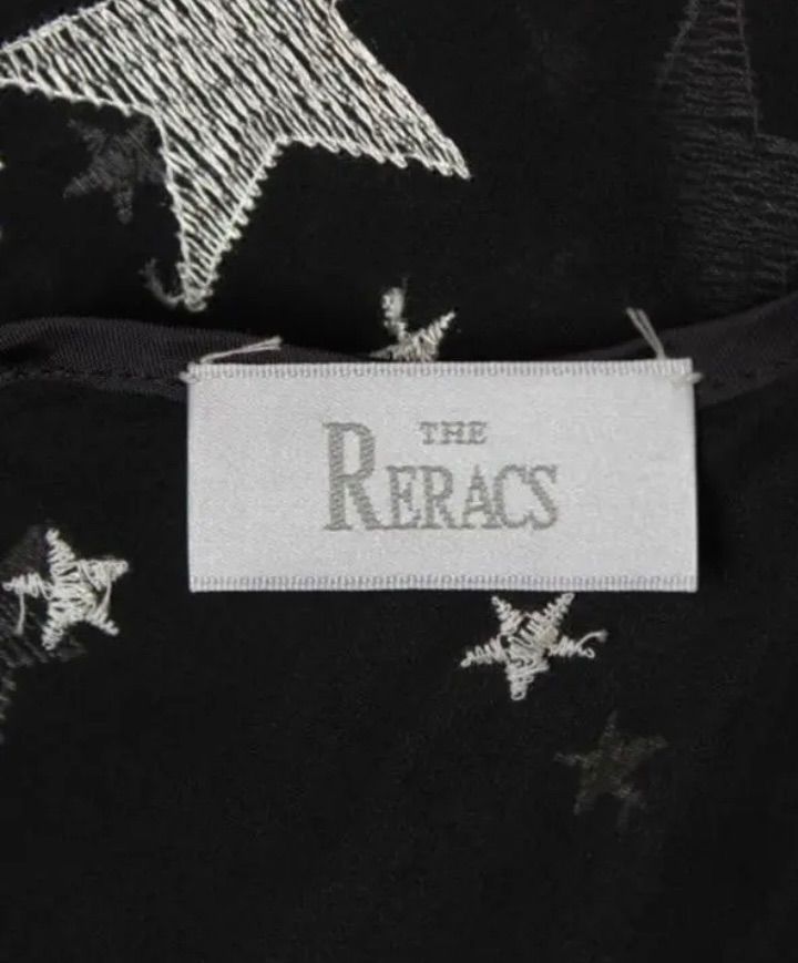 1度着用 リラクス THE RERACS 星 スター ワンピース 刺繍 黒 - メルカリ