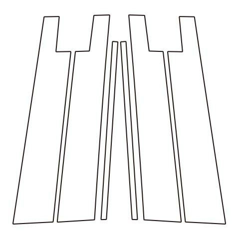 【送料無料/代引不可】ハセプロ　マジカルカーボン　ピラー用 バイザーカット/合計6ピース）　トヨタ ライズ RAIZE A200A / A210A (2019/11〜) ブラック/ シルバー/ ガンメタ CPT-V92 カーボンピラー