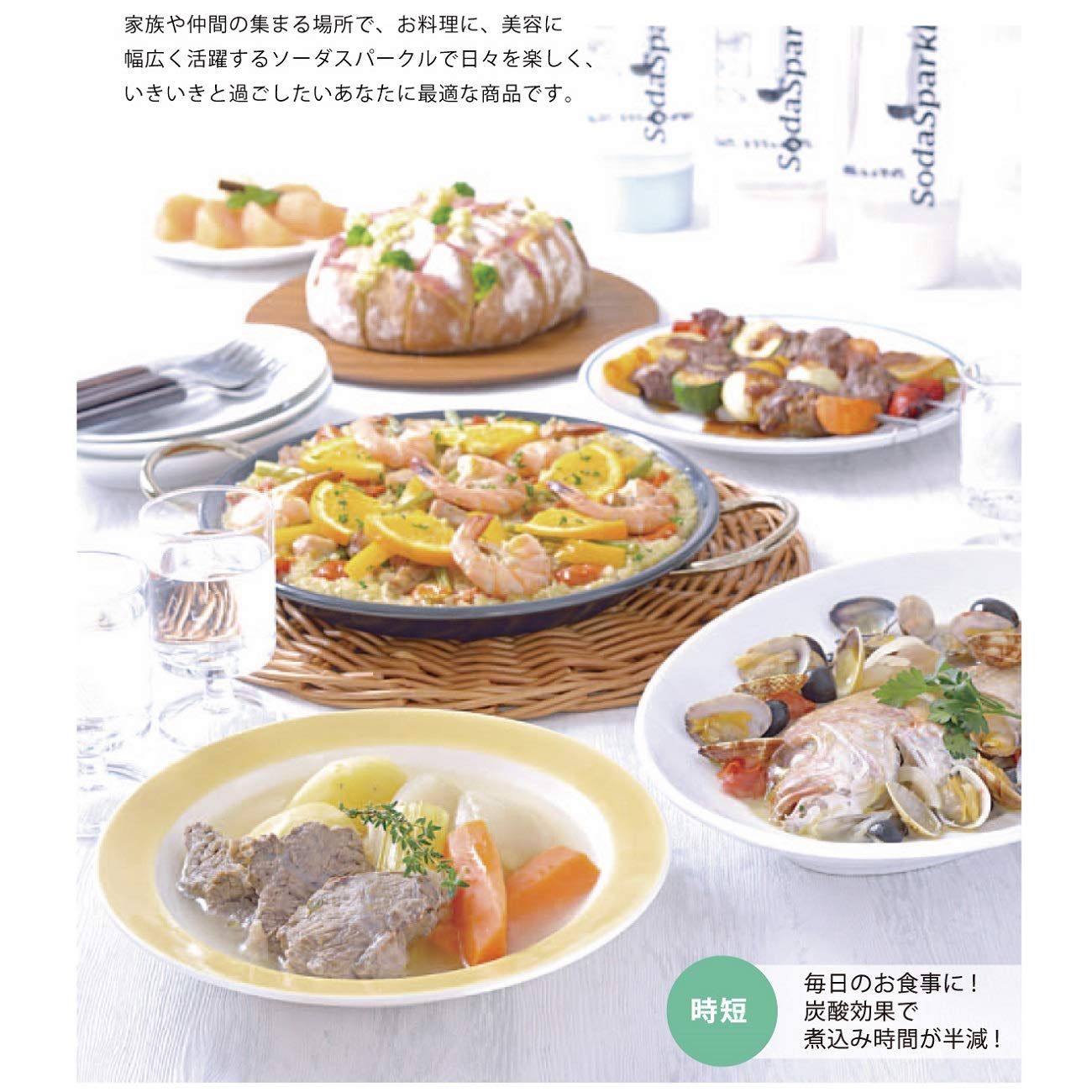 SodaSparkle マルチスパークルII スターターキットイージーモデル ブルー MS2-1-B