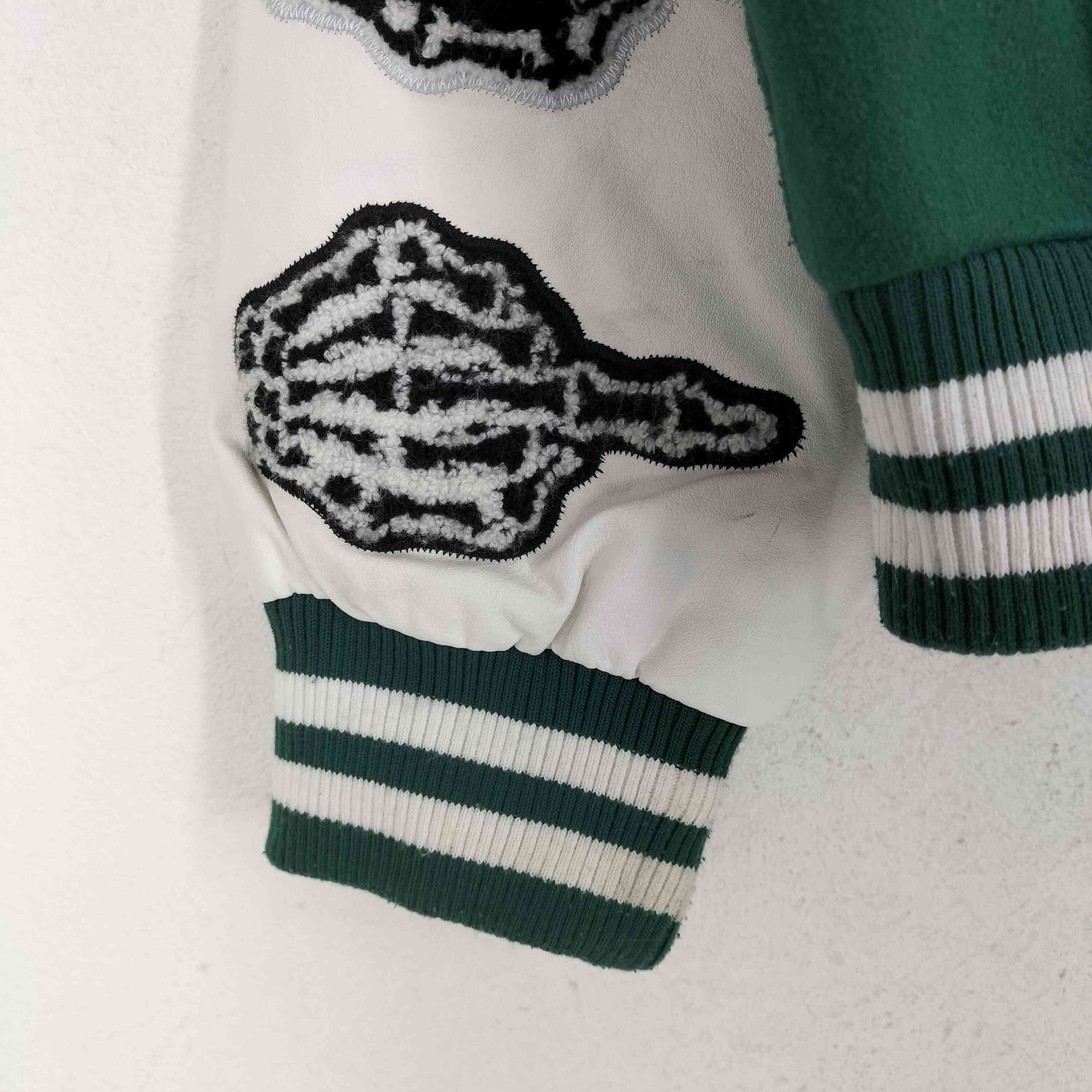 RAIDERS reebok スタジャン Reebok オークランドレイダース ナイロン