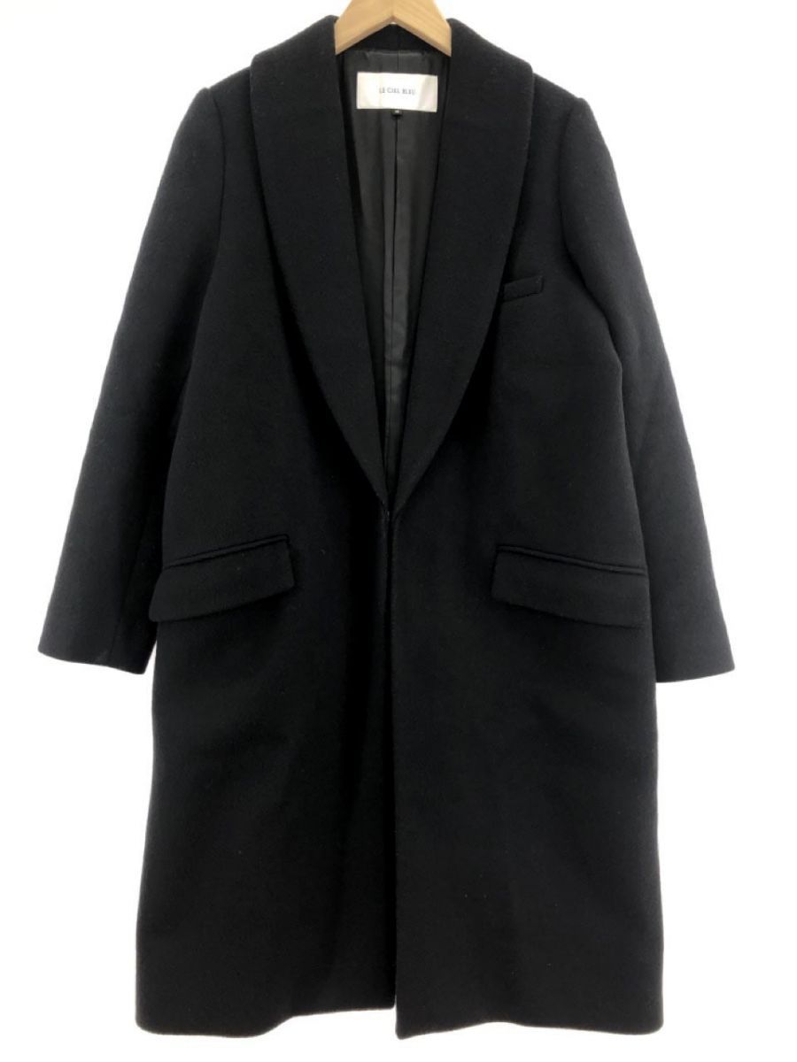 LE CIEL BLEU チェスターコート LE CIEL BLEU ブルー チェスターコート