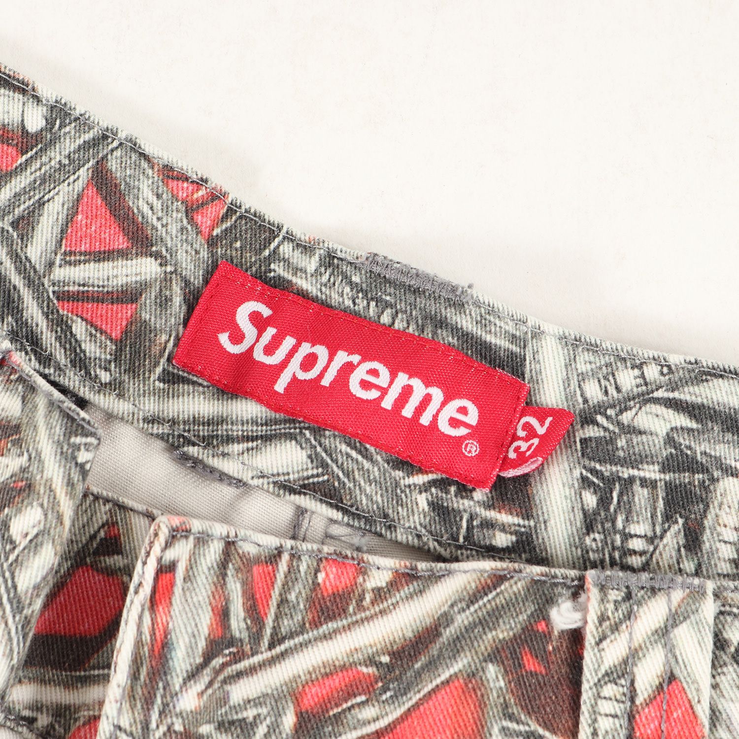 美品 Supreme シュプリーム パンツ サイズ:32 20SS 釘柄 切りっぱなし