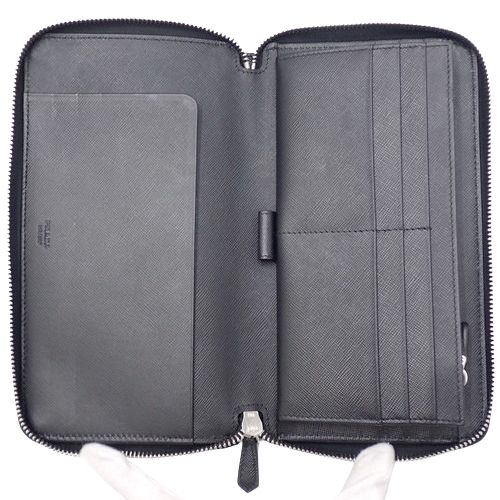 PRADA(プラダ) ラウンドファスナー長財布 オーガナイザー