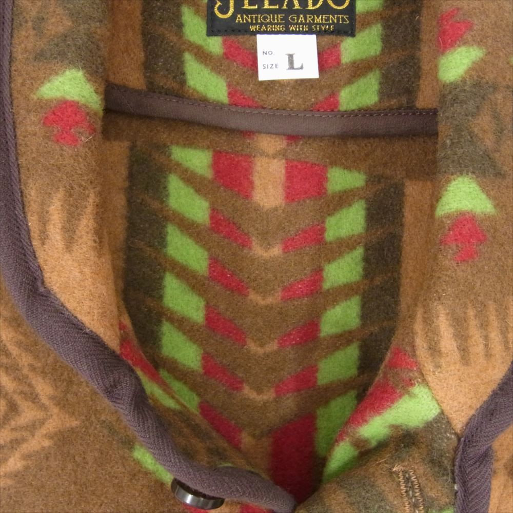 JELADO ジェラード AG82530 Yellowstone Vest イエローストーン ブランケット ベスト ブラウン系 L【新古品】【未使用】【中古】 JELADO ジェラード AG82530 Yellowstone Vest イエローストーン