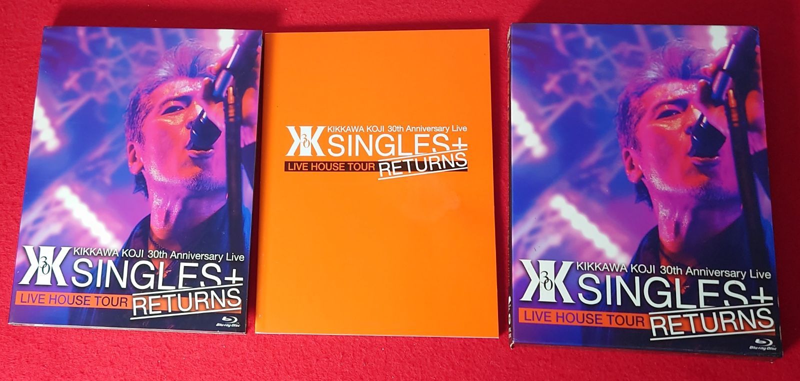 た*ク様 吉川晃司 30th Anniversary SINGLES+ 半袖 T た*ク様 吉川晃司 30th Anniversary SINGLES+ 半袖 T