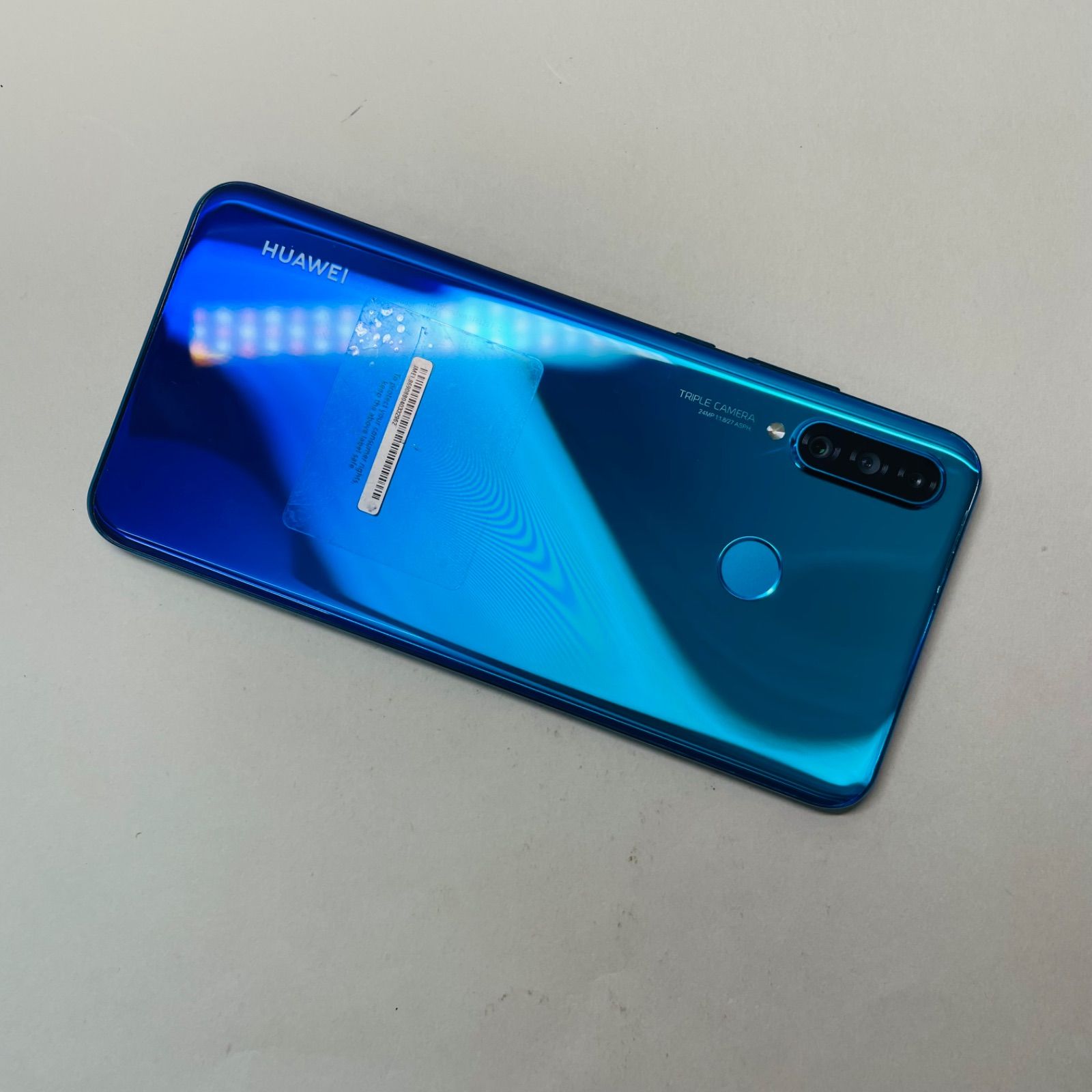 HUAWEI P30 lite SIMフリー ブルー 純正ケース付き Amazon | HUAWEI P30 Lite ピーコックブルー 【日本正規代理店品
