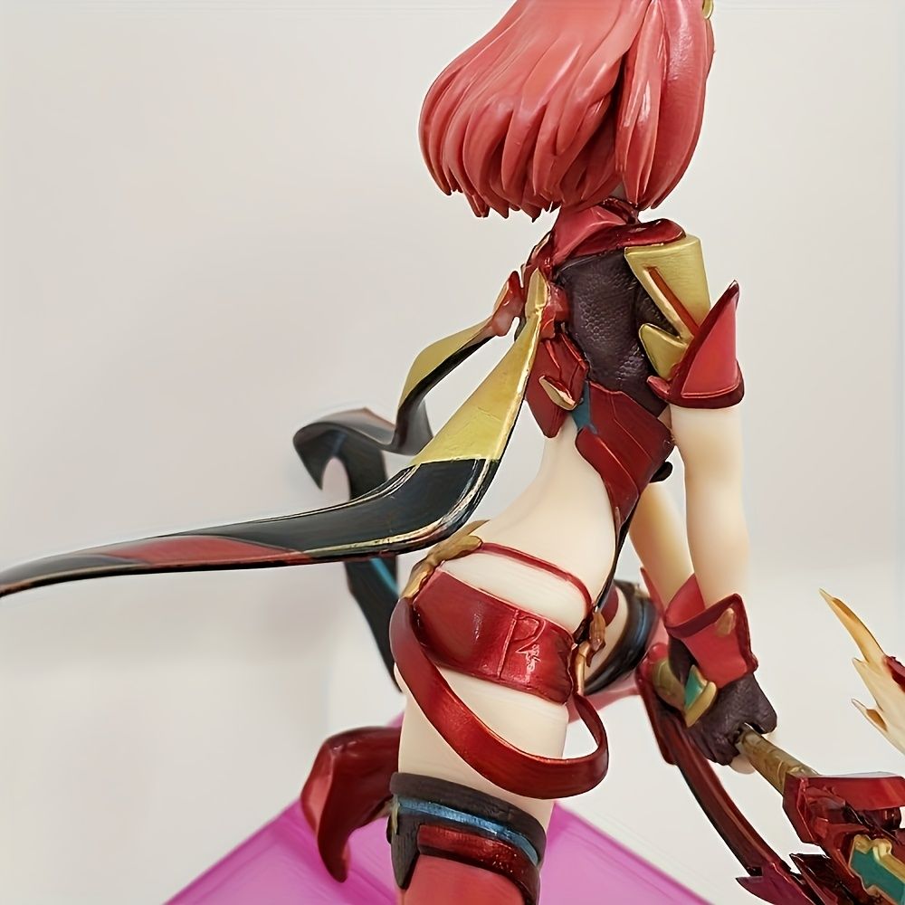 アニメレッドアーマーメカガールキャラクターフィギュア