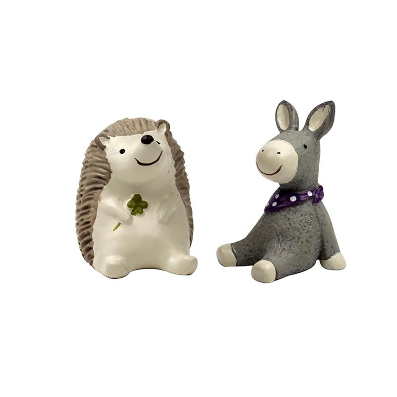 新品】 MeiShan 可愛い動物マスコット置物 - インテリアにぴったりの