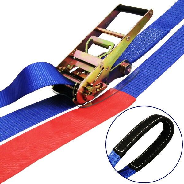 FREAK フリーク ラッシングベルト青 アイ5ton 幅75mm×長さ1+5m 75188