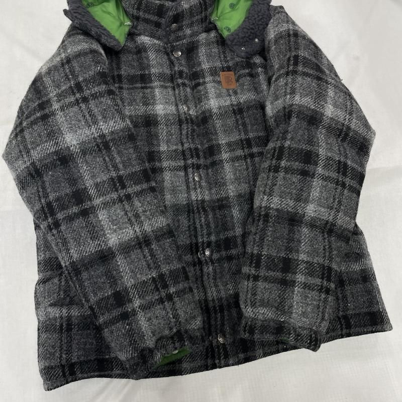 美品✨ハリスツイード×ジャーナルスタンダード ダウンベスト ヘリンボーン L位 A BATHING APE アベイシングエイプ ジャケット、上着 ダウン