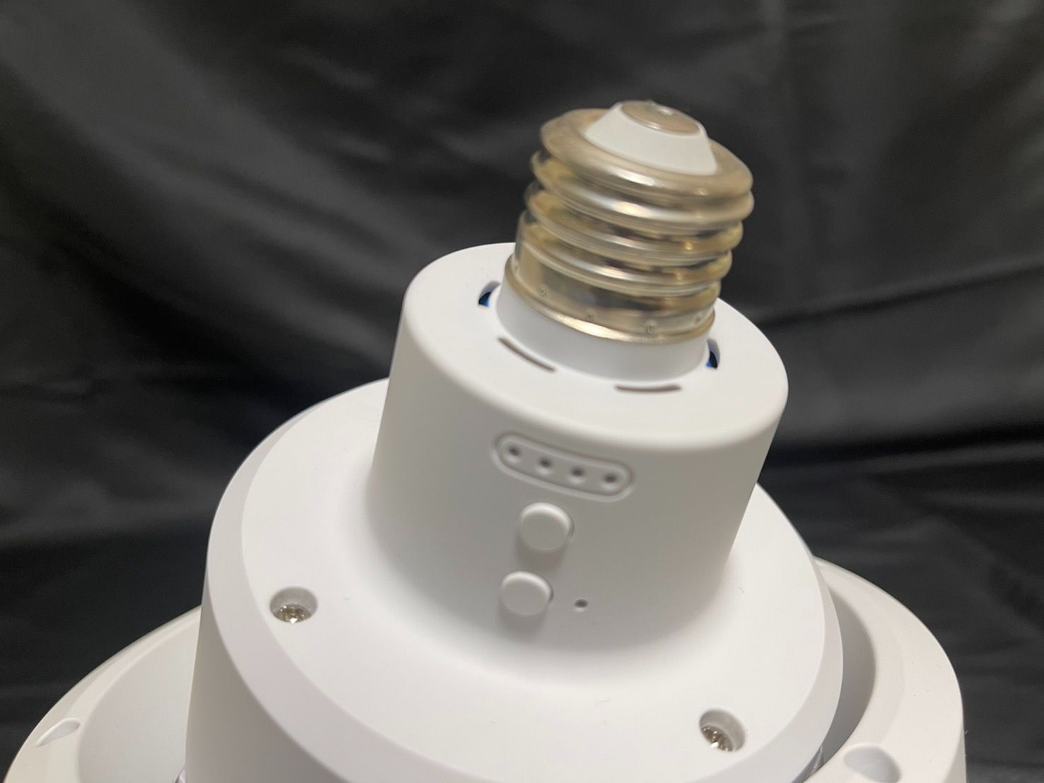 エクメアムーブ ホワイト バレル 首振り送風機 サーキュレーター 植物