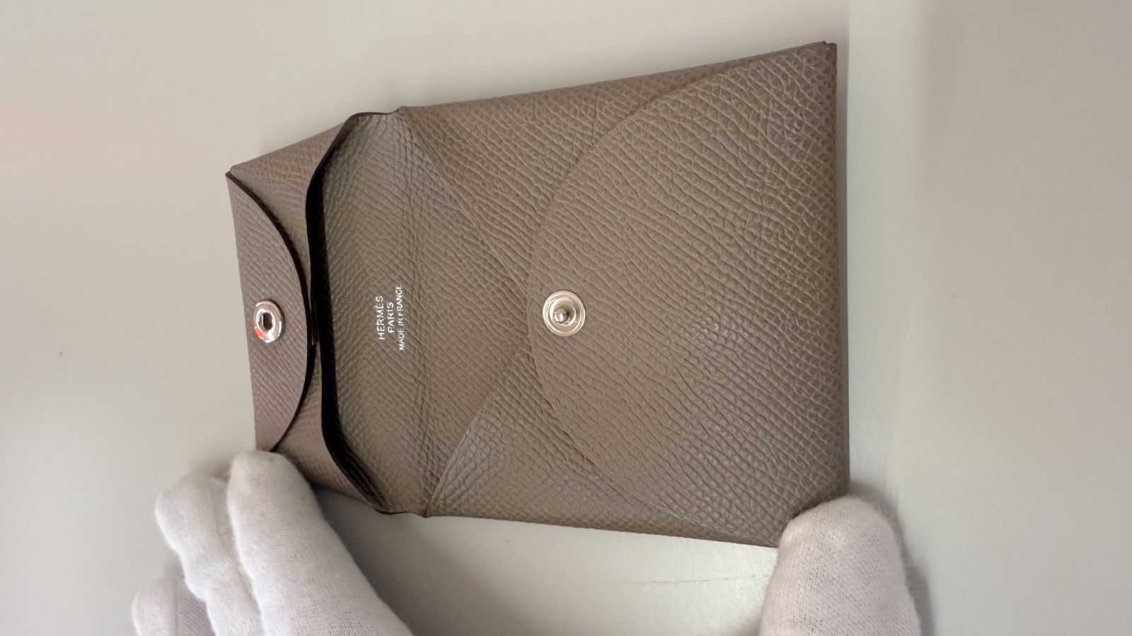 ❤お得なお品❤バスティア エトゥープ コインケース SV金具 エルメス U