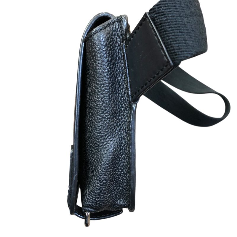 ロエベ LOEWE ミリタリーバムバッグ ブラック/シルバー金具 ロエベ LOEWE ミリタリーバムバッグ ブラック/シルバー金具
