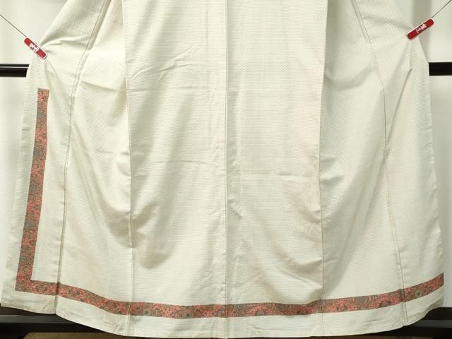 平和屋着物○訪問着 紬地 花鳥文 黒地 正絹 逸品 DAAQ3428ps