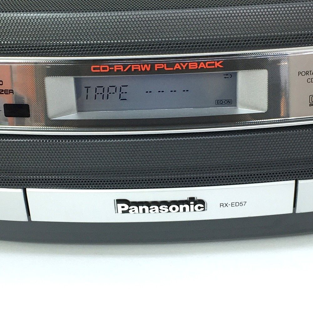 ポータブルステレオRX-ED57 Panasonic ポータブルステレオCDシステム RX-ED57 ダブル