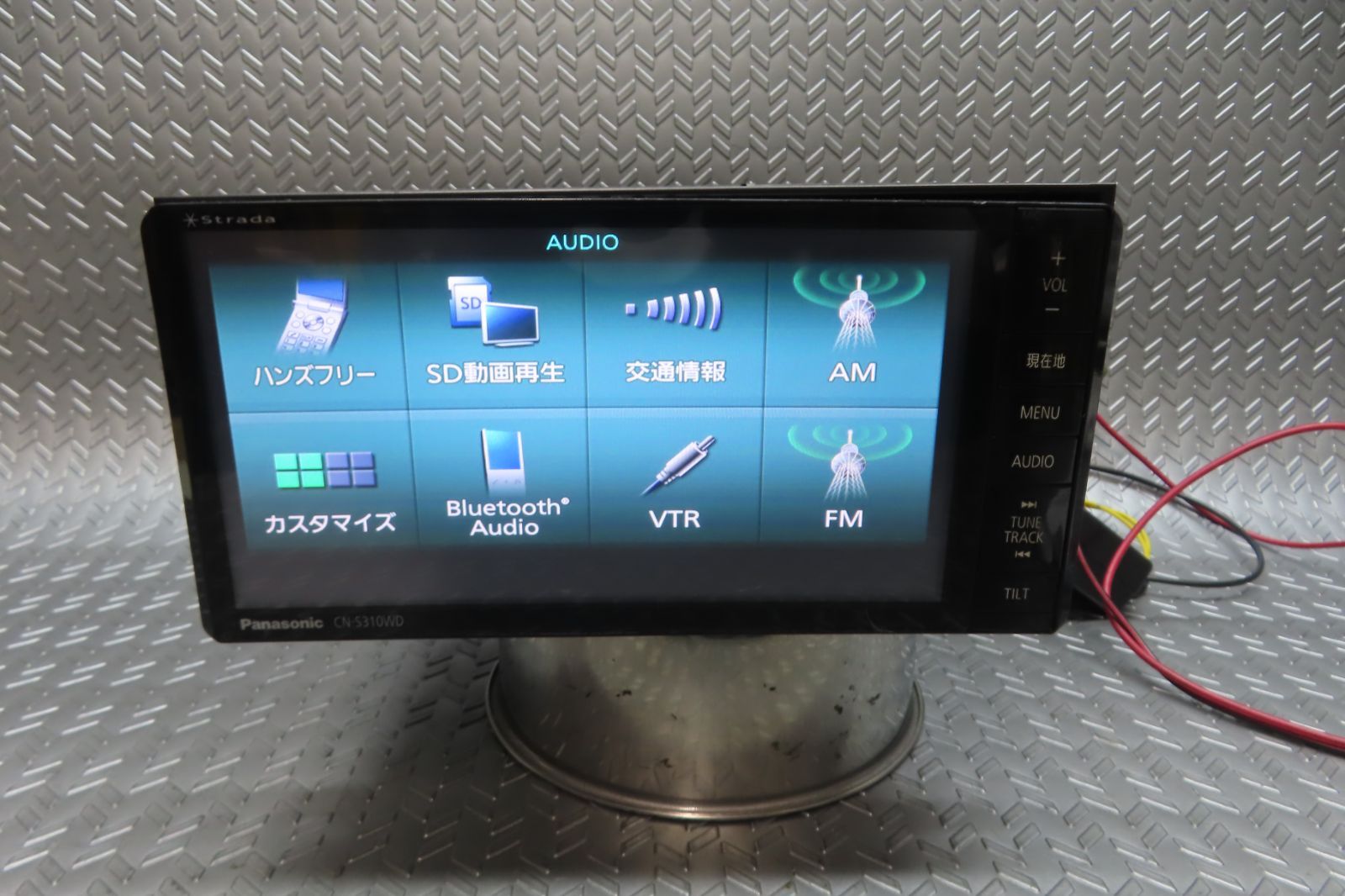 2020年★W6473/パナソニック メモリー ナビ CN-S310WD TV地デジフルセグ内蔵 Bluetooth内蔵