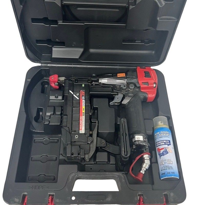 MAX マックス 高圧フロアネイラ スーパーネイラ HA-50F3 D 50mm レッド エア工具 52504R3
