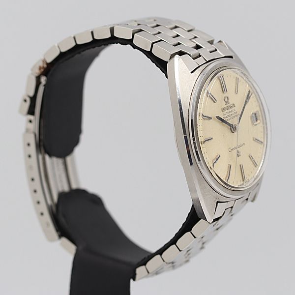 デッドストック級 稼動 オメガ コンステレーション 168.017 デイト 銀