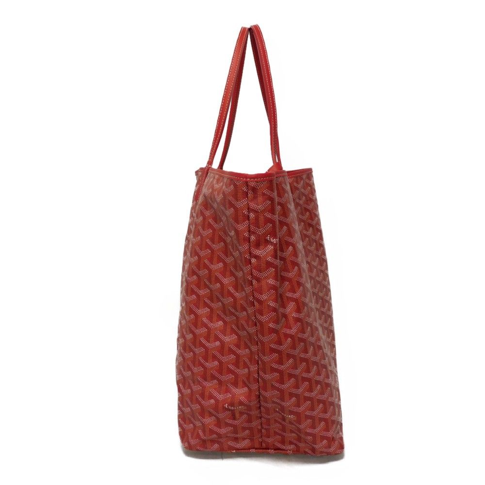 GOYARD ゴヤール サンルイ トートバッグGM レッド ポーチ付き