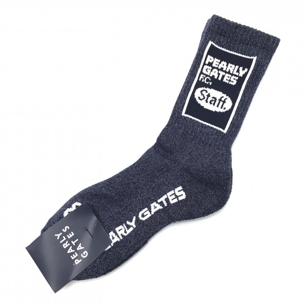 PEARLY GATES - 【新品】パーリーゲイツ パンツ ネイビー×白 ビッグロゴ ウエストゴム  レディース 00(XS) ゴルフウェア PEARLY GATES PEARLY GATES - 【新品】パーリーゲイツ パンツ ネイビー×白