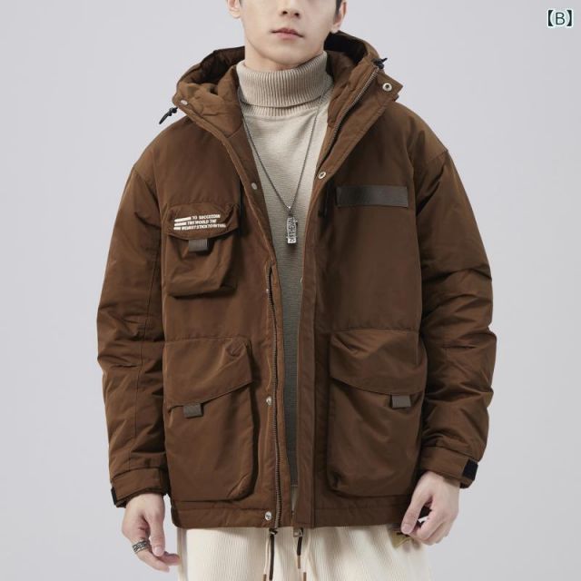 ダウンジャケット メンズ ストリートファッション ヒップホップ