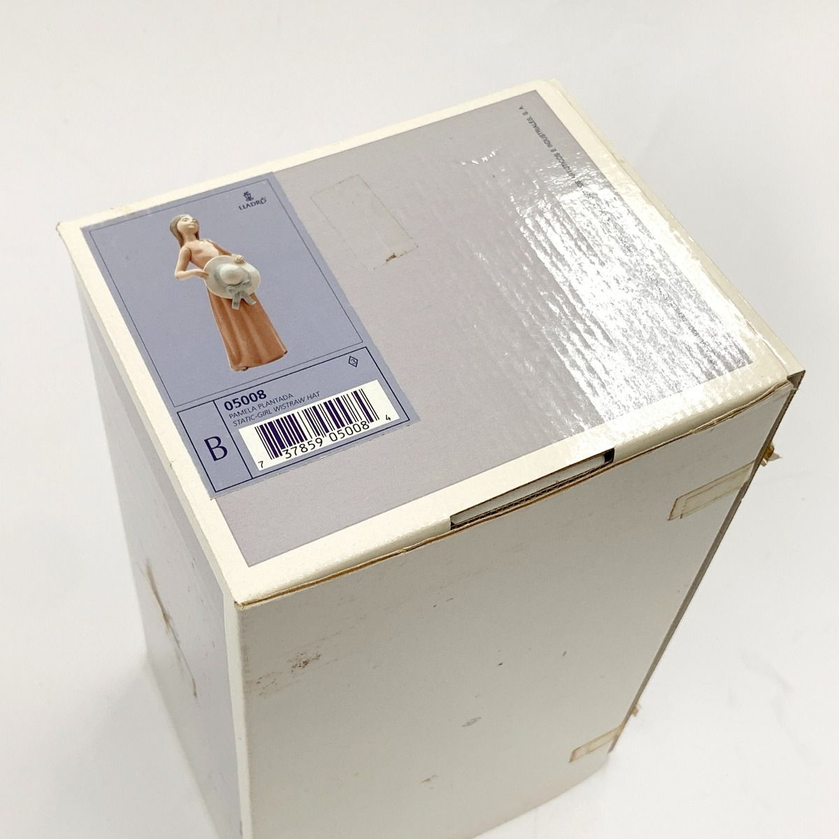 〇〇LLADRO リヤドロ 麦わら帽子を持つ少女 フィギュリン オブジェ 