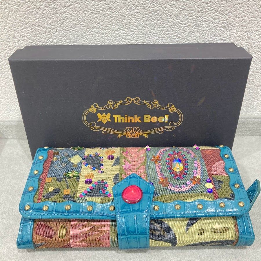 シンクビージャストハート 長財布 楽天市場】□新品同様□ Think Bee! シンクビー！ ジャストハート