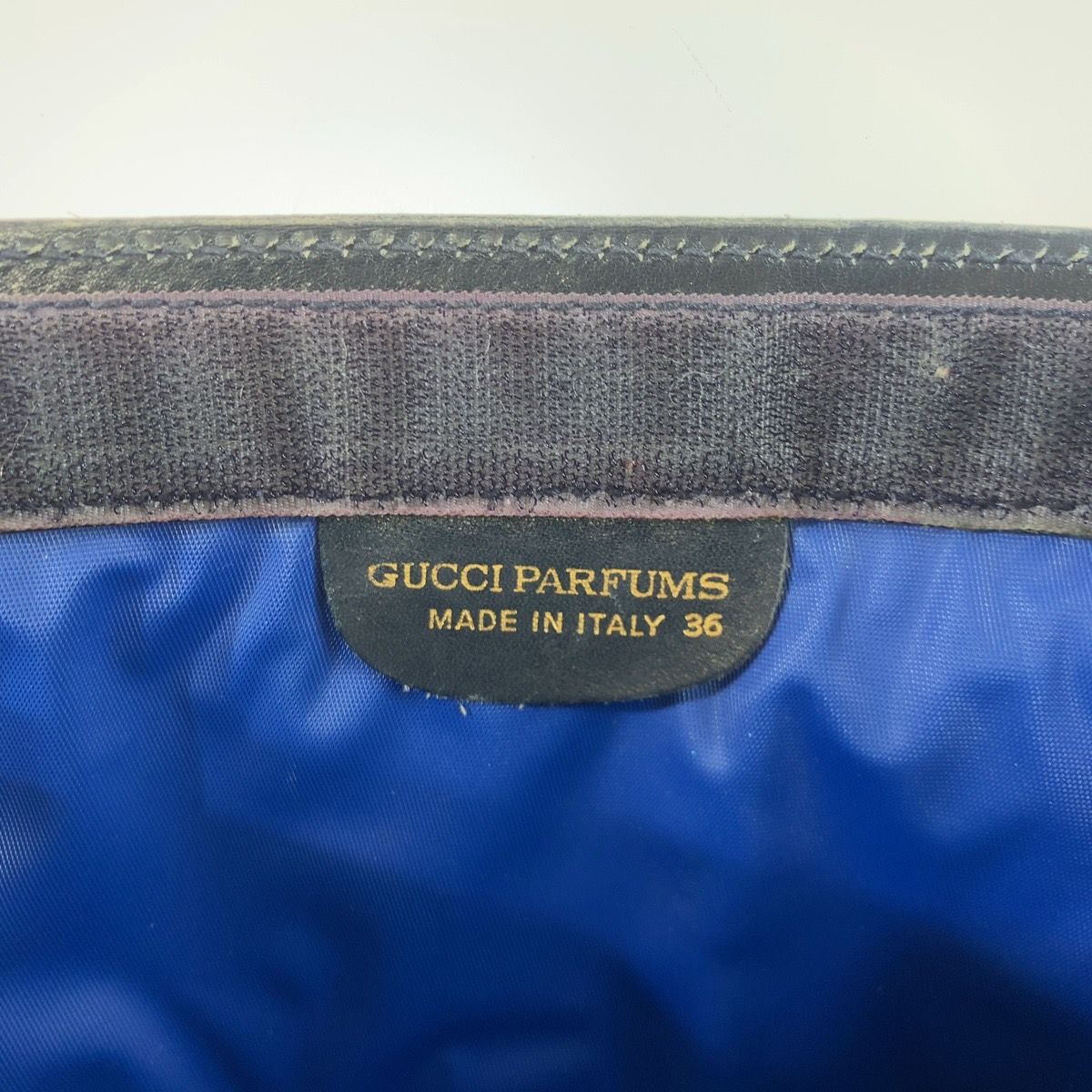 【難あり】オールドグッチ　シェリーライン　クラッチバッグ　ネイビー GUCCI グッチ オールドグッチ シェリーライン セカンドバッグ