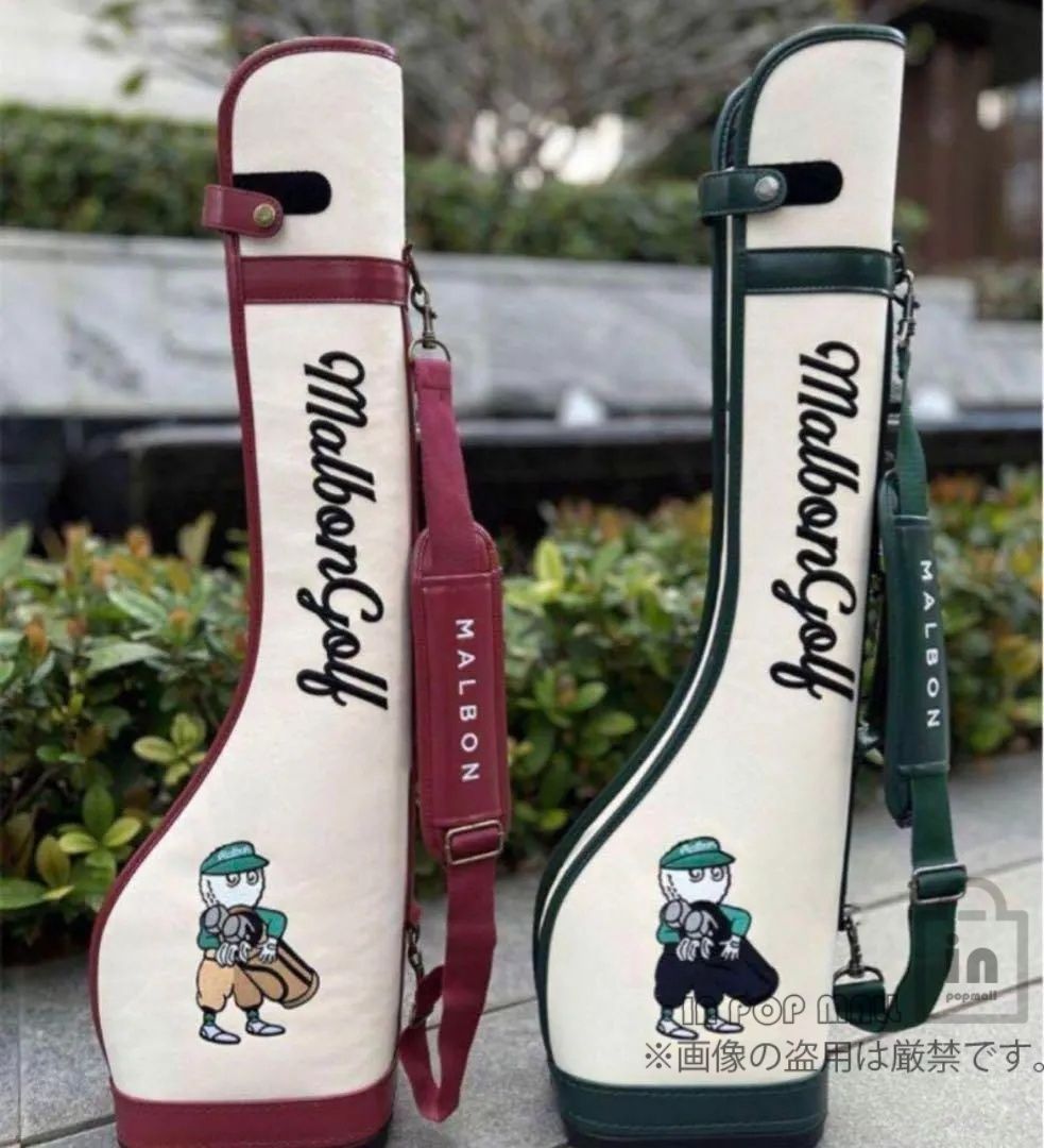 人気商品 malbon golf マルボンゴルフ キャディバッグ ゴルフバッグ スタンド ハーフケース キャディバッグ 自立型 防水 耐摩耗性