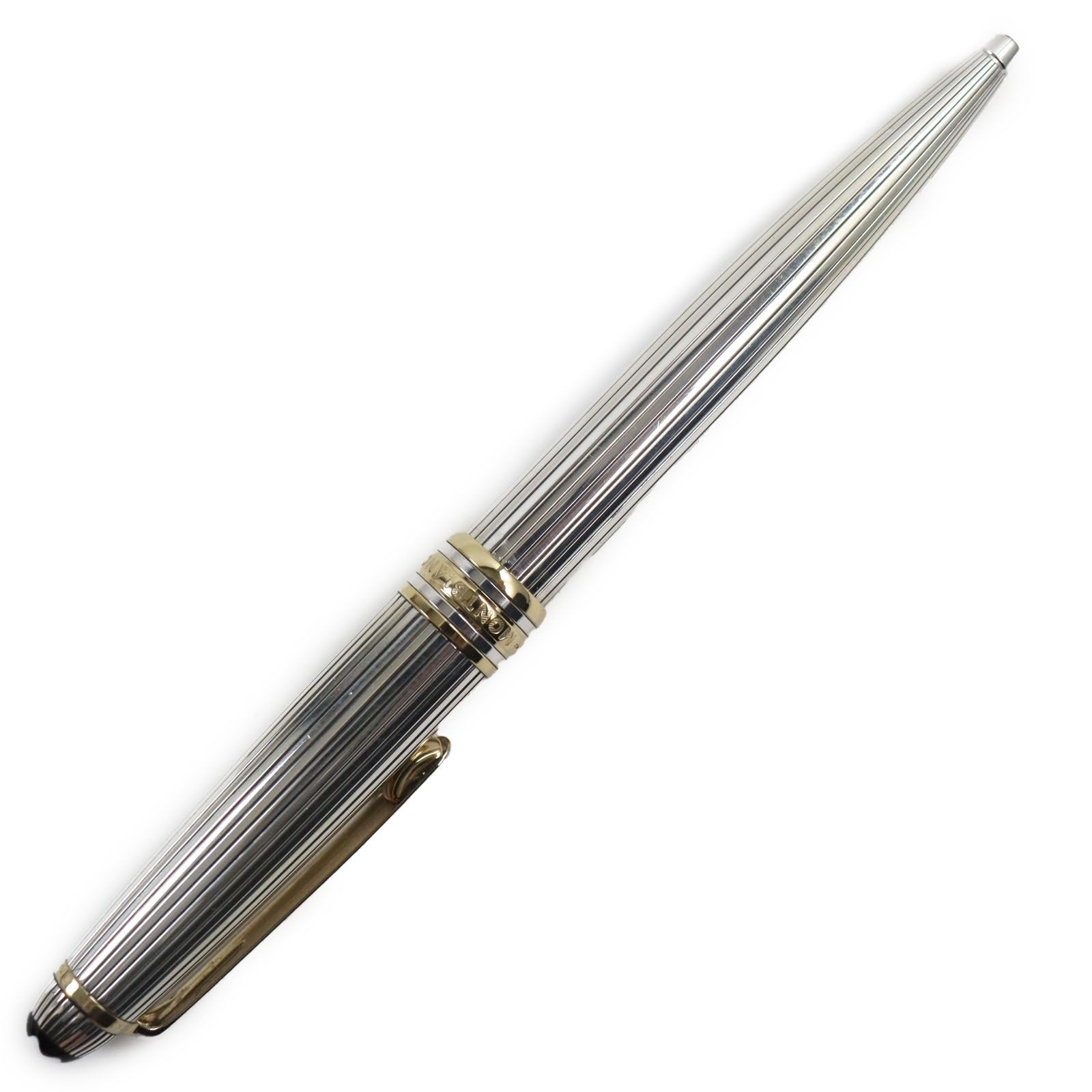 良品○MONTBLANC モンブラン マイスターシュテュック ソリテール SV925 ツイスト式 ボールペン シルバー ゴールド 総重量32.57g  メンズ 筆記確認済み - メルカリ