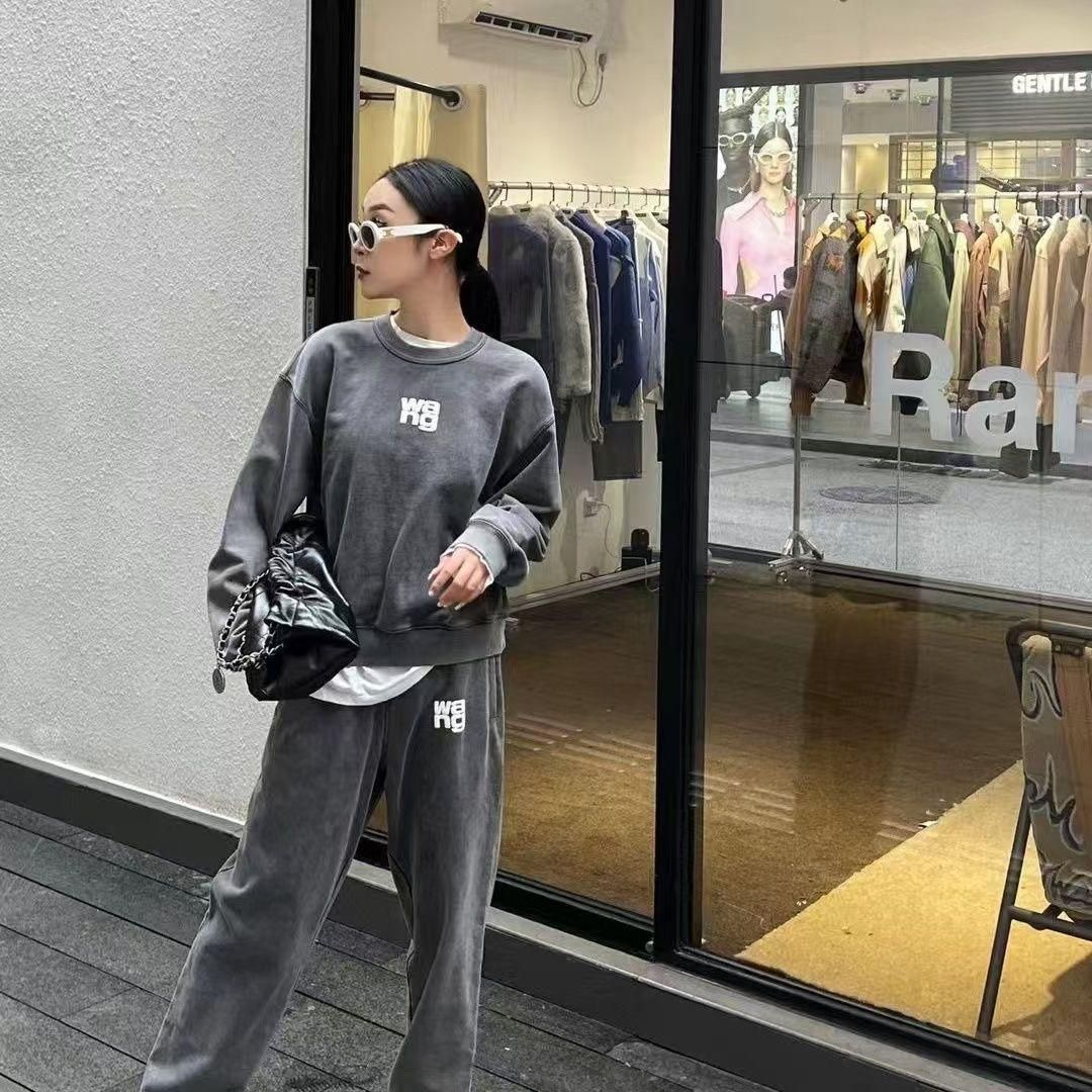 美品　アレキサンダーワン　ジョガーパンツ　スウェットセットアップ alexanderwang アレキサンダーワング コットン ワッフルサーマル