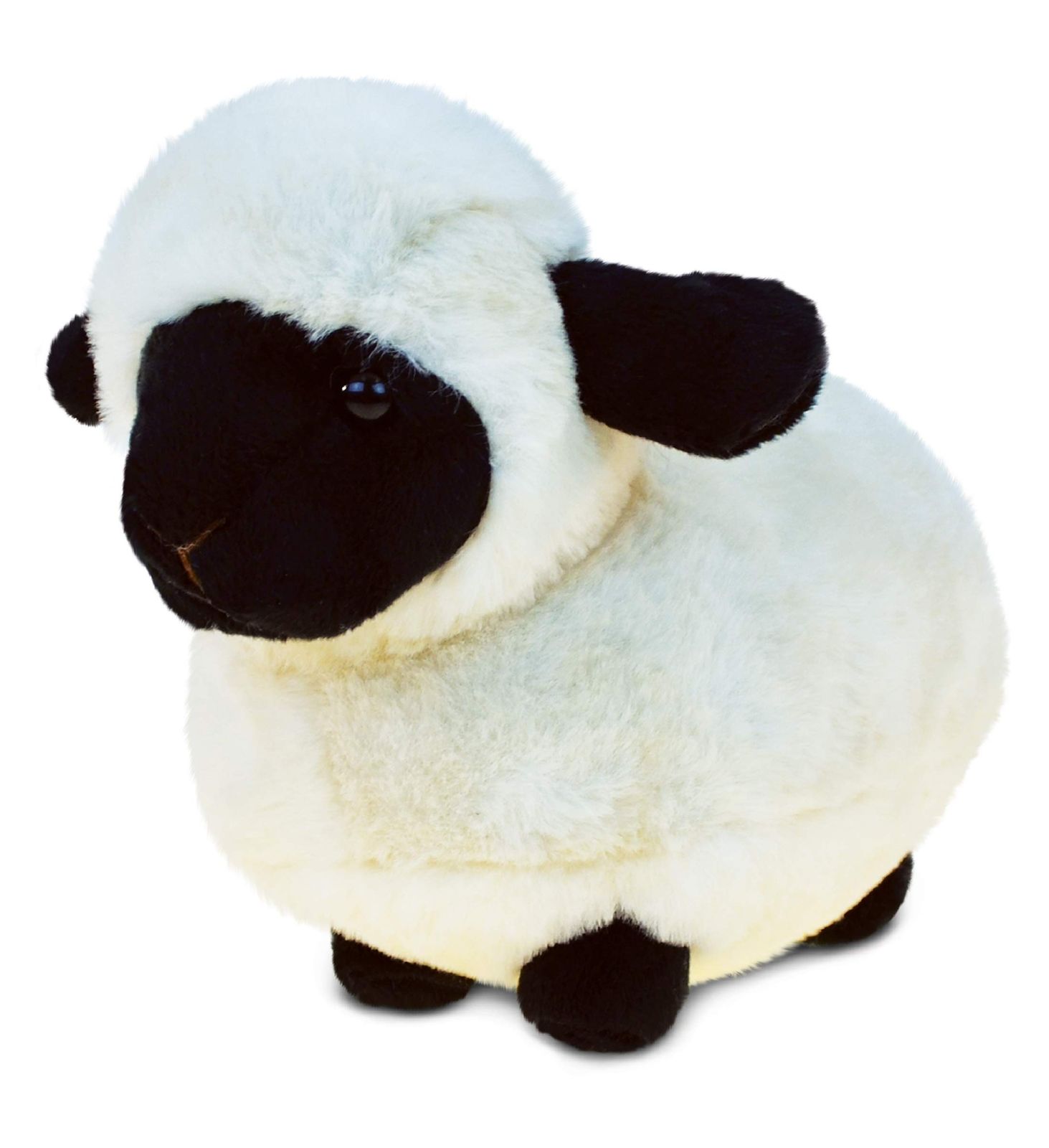 Puzzled DolliBu Valais Blacknose Sheep スーパーソフトぬいぐるみ キュートでリアルなぬいぐるみ 女の子向け 男の子と大人の動物ギフト キッズ保育園装飾 新生児用 - 8.5インチ
