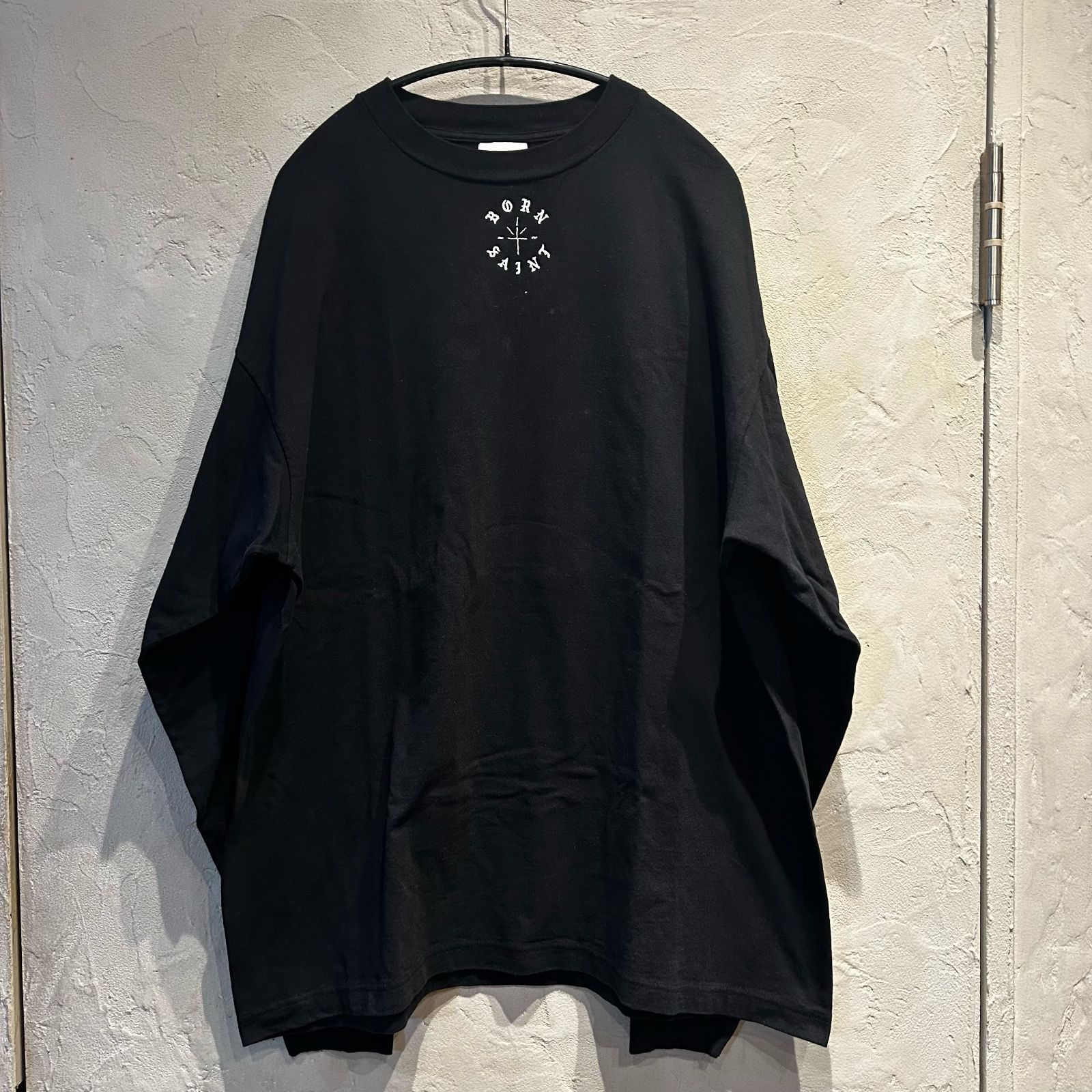 SAINT MICHAEL セントマイケル BR_LS TEE BORN SAINT 長袖Tシャツ SIZE 