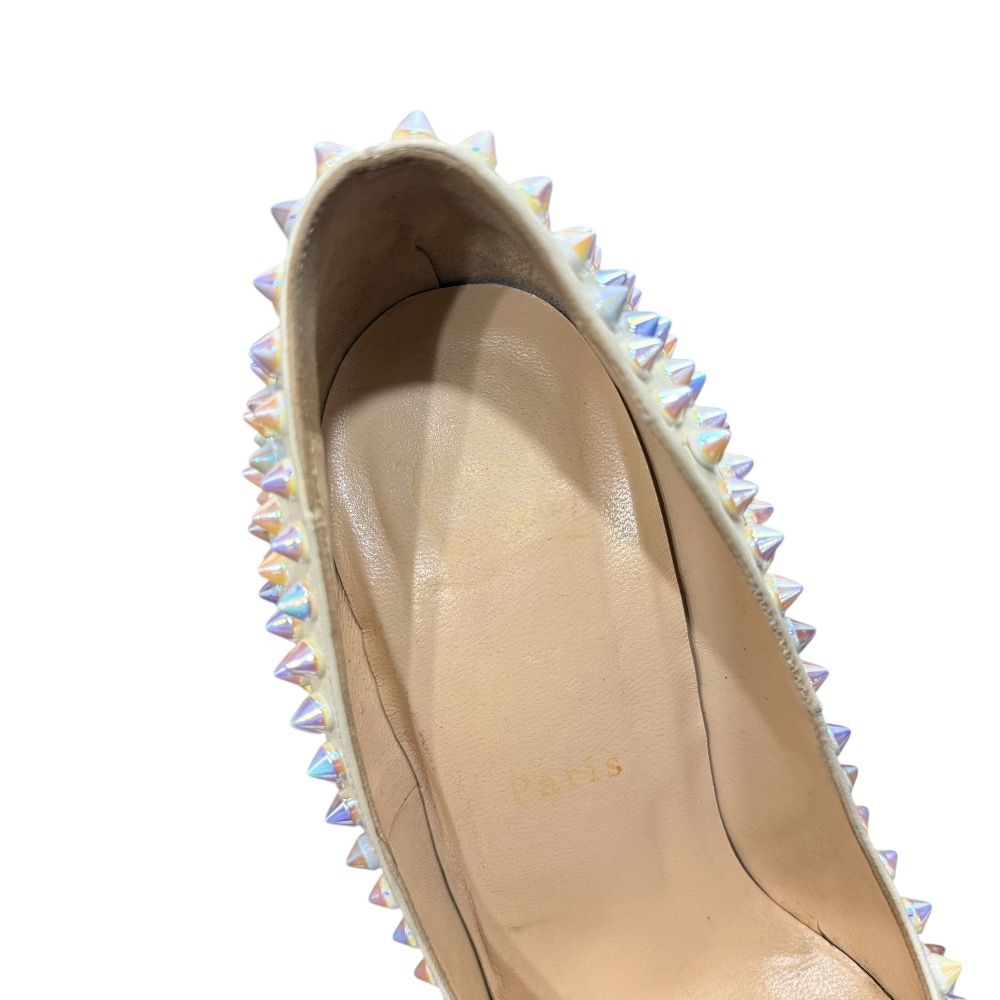 美品 Christian Louboutin クリスチャンルブタン オープントゥ  