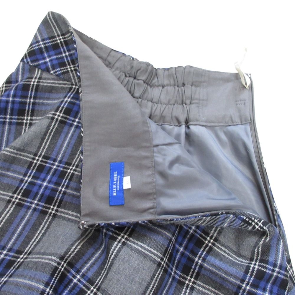 美品 Blue Label ブルーレーベル 定番 チェック スカート 36 S BURBERRY BLUE LABEL - Burberry Blue Label(バーバリーブルー