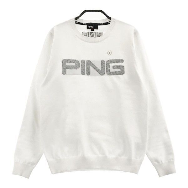 PING ピン 2022年モデル ニットセーター ホワイト系 S ［ 240001968146 