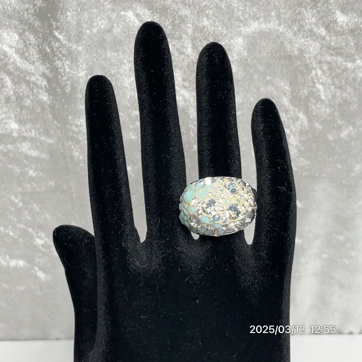 SWAROVSKI スワロフスキー カラークリスタル ラインストーン シルバー 