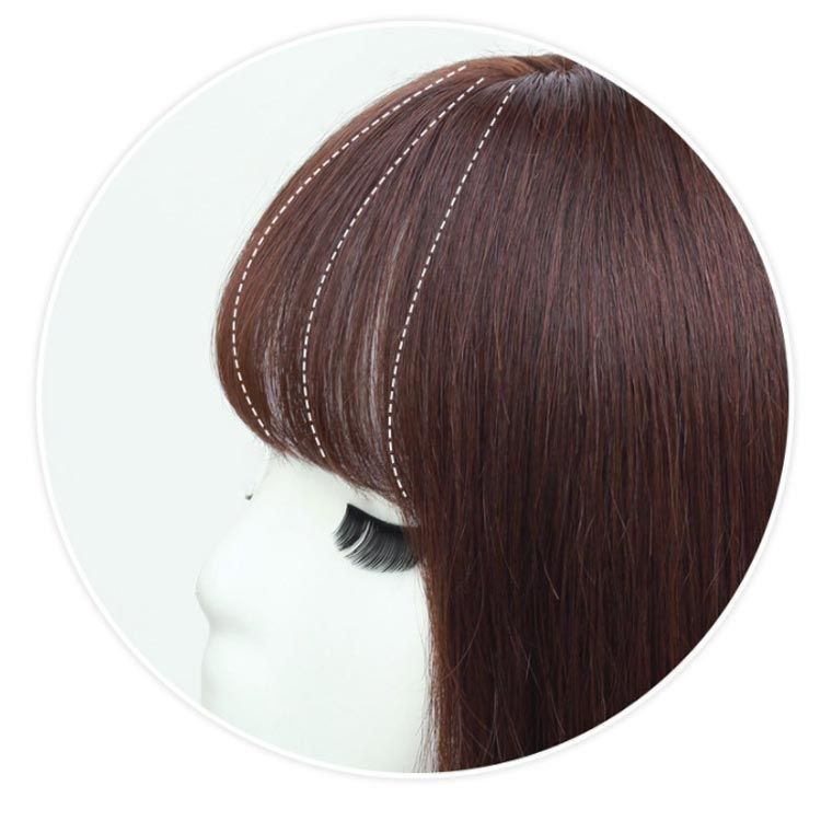 女性 人毛100% トップピース 部分 薄毛 白髪隠し 頭 人毛100