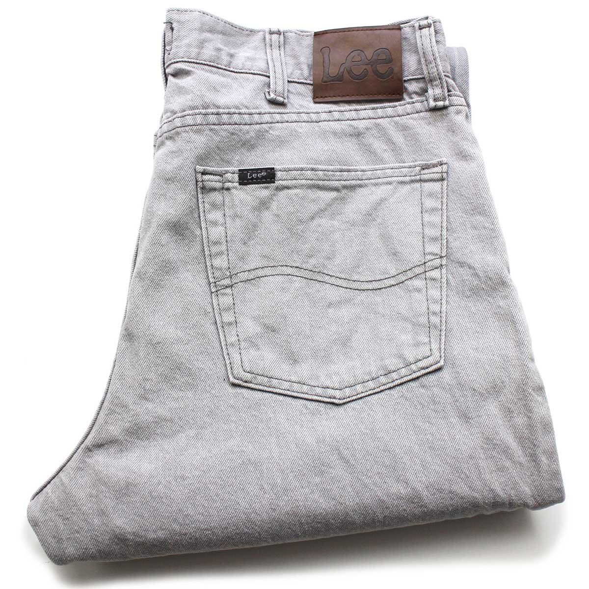 90s USA製 Leeリー 200-0204 グレー デニムパンツ w34 L34 - Sixpacjoe Web Shop