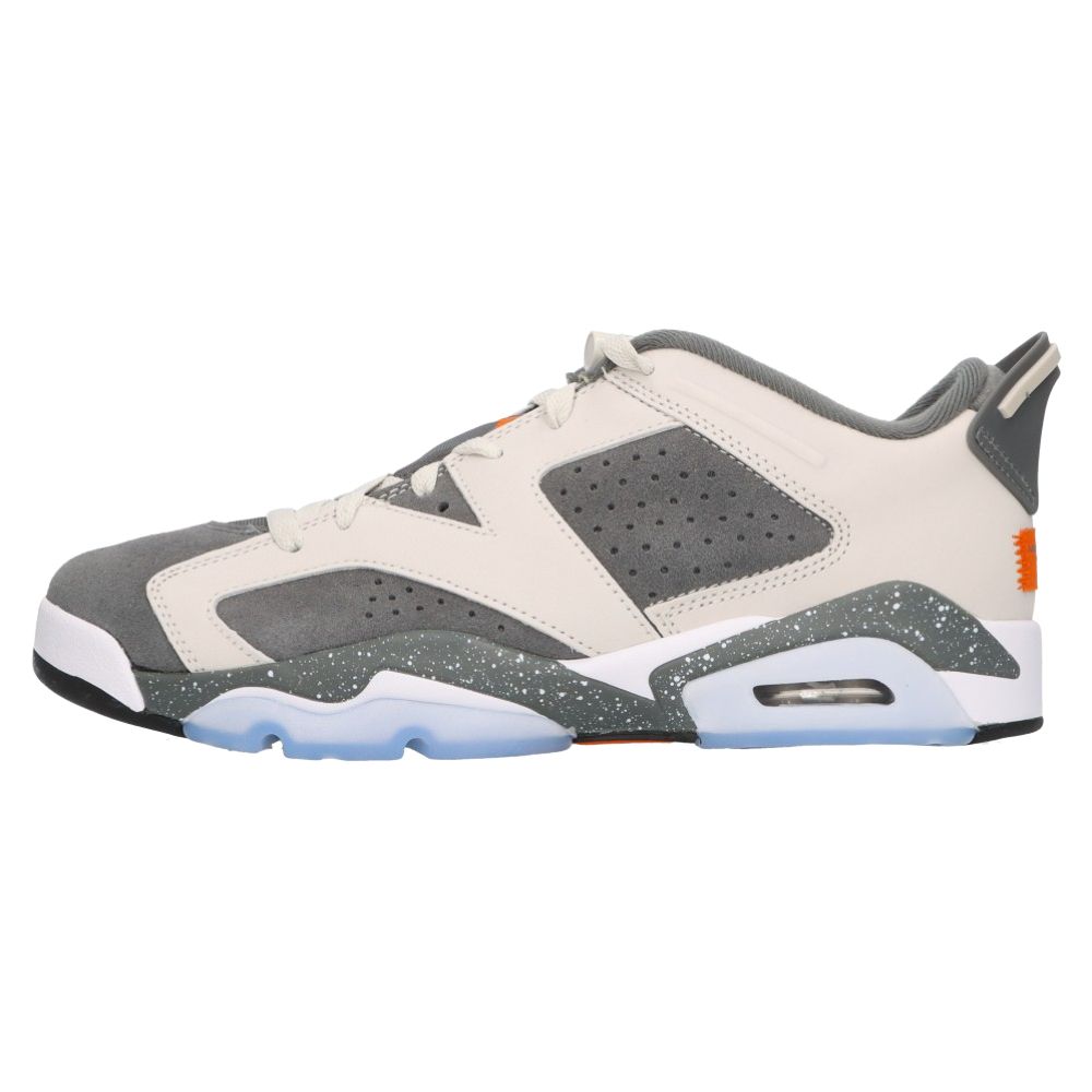 NIKE (ナイキ) ×Paris Saint Germain Air Jordan 6 Low Light Bone エアジョーダン6 ライトボーン ローカットスニーカー グレー US9.5/27.5cm DZ4133-008