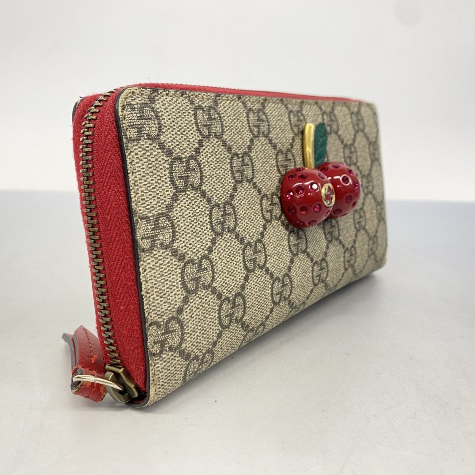 グッチ(Gucci) グッチ 長財布 GGスプリーム チェリー 476049
