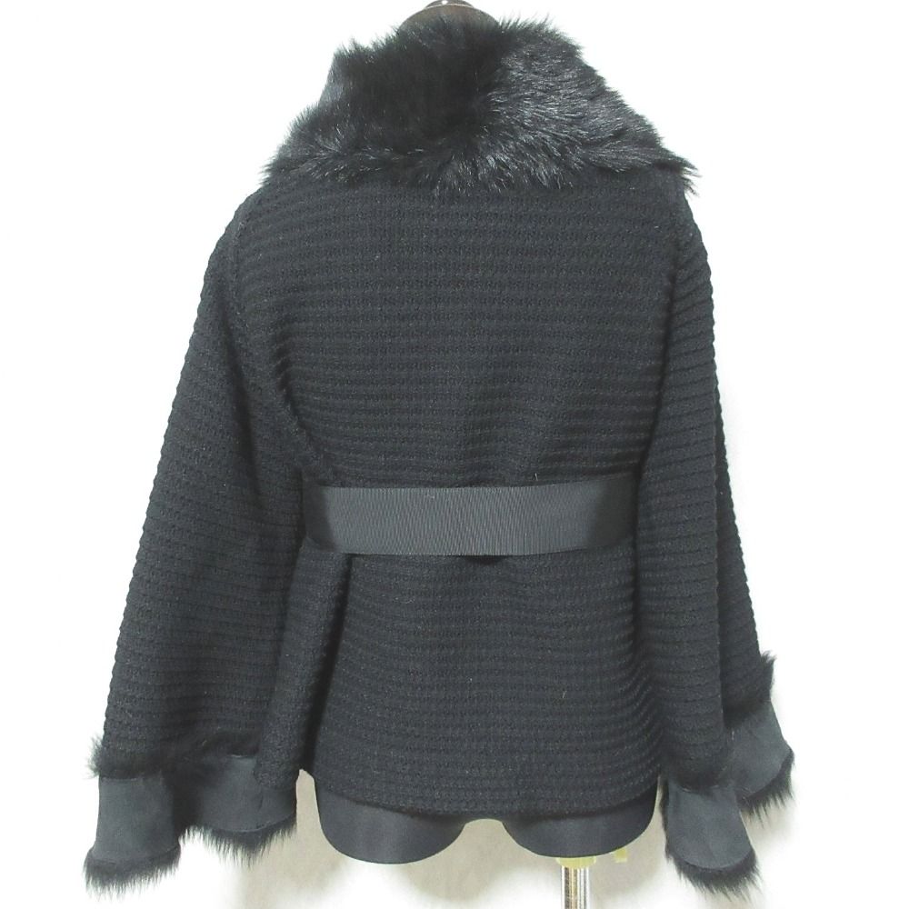 新品TO BE CHICトゥービーシック　ファー　コート 良品 TO BE CHIC トゥービーシック ファー ニットコート UDF15