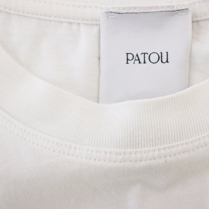 パトゥ PATOU amour amour Tシャツ 21AA3-JE033-99 半袖 ロゴ S 白 ホワイト /☆G43 レディース パトゥ PATOU amour amour Tシャツ 21AA3-JE033-99 半袖 ロゴ S