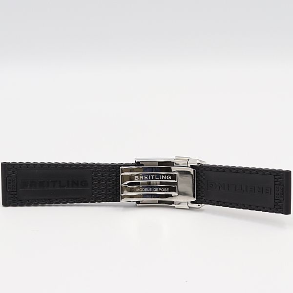 美品 ブライトリング 純正ベルト ラバー 22mm ブラックカラー 2795