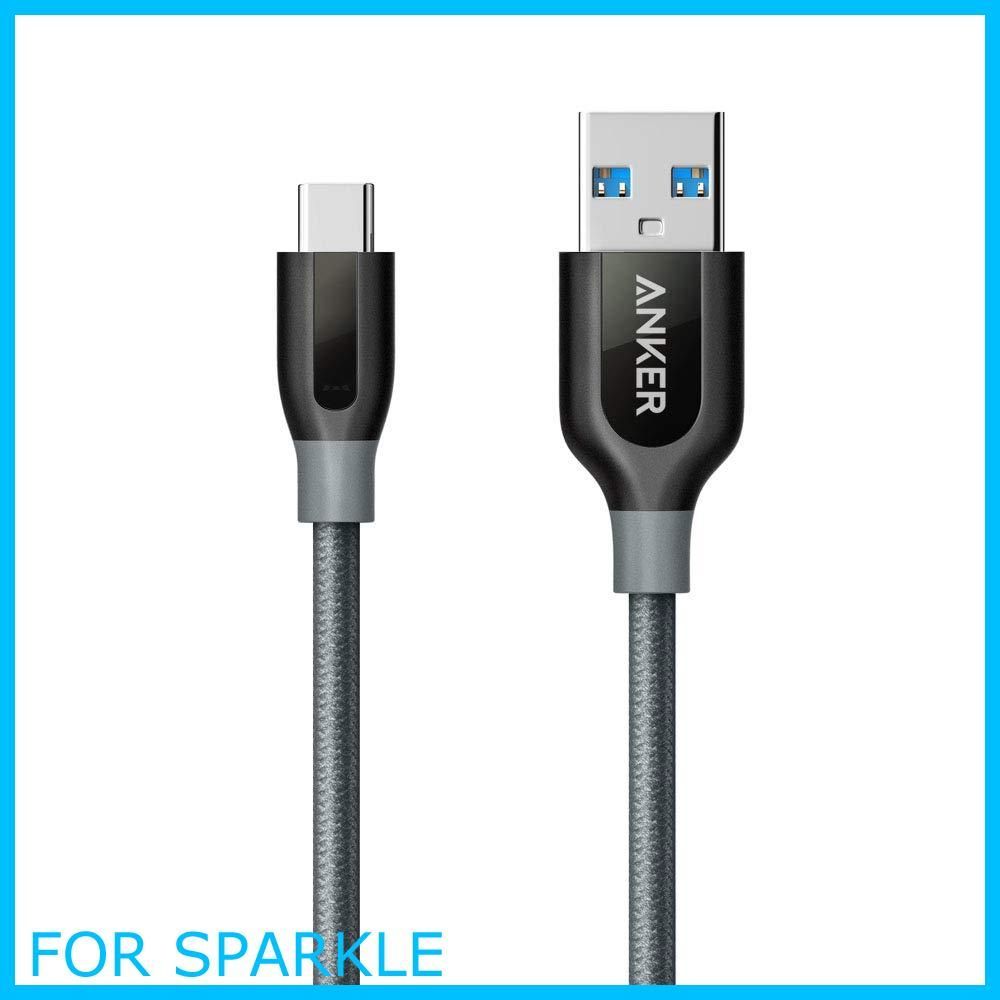 特価商品】Anker PowerLine+ USB-C & USB-A 3.0 ケーブル (0.9m グレー